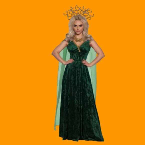 Snake Goddess Adult Costume Size Large (12-14) NEW IN SEALED PLASTIC - Picture 3 of 5